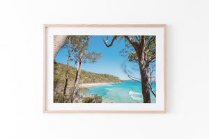 Tea Tree Bay Noosa Heads Oak Framed artwork