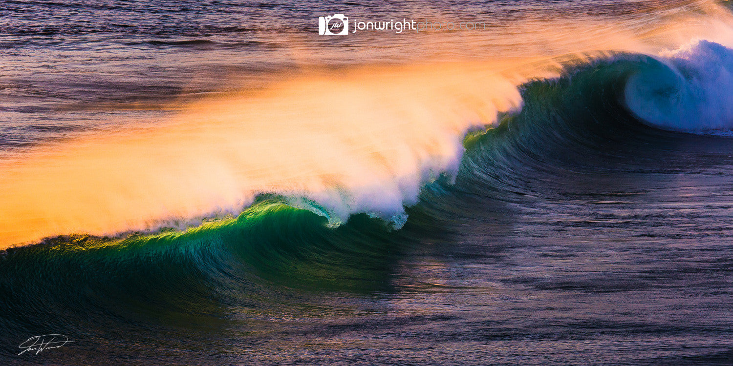 Purple rain surf art Gold Coast Australia