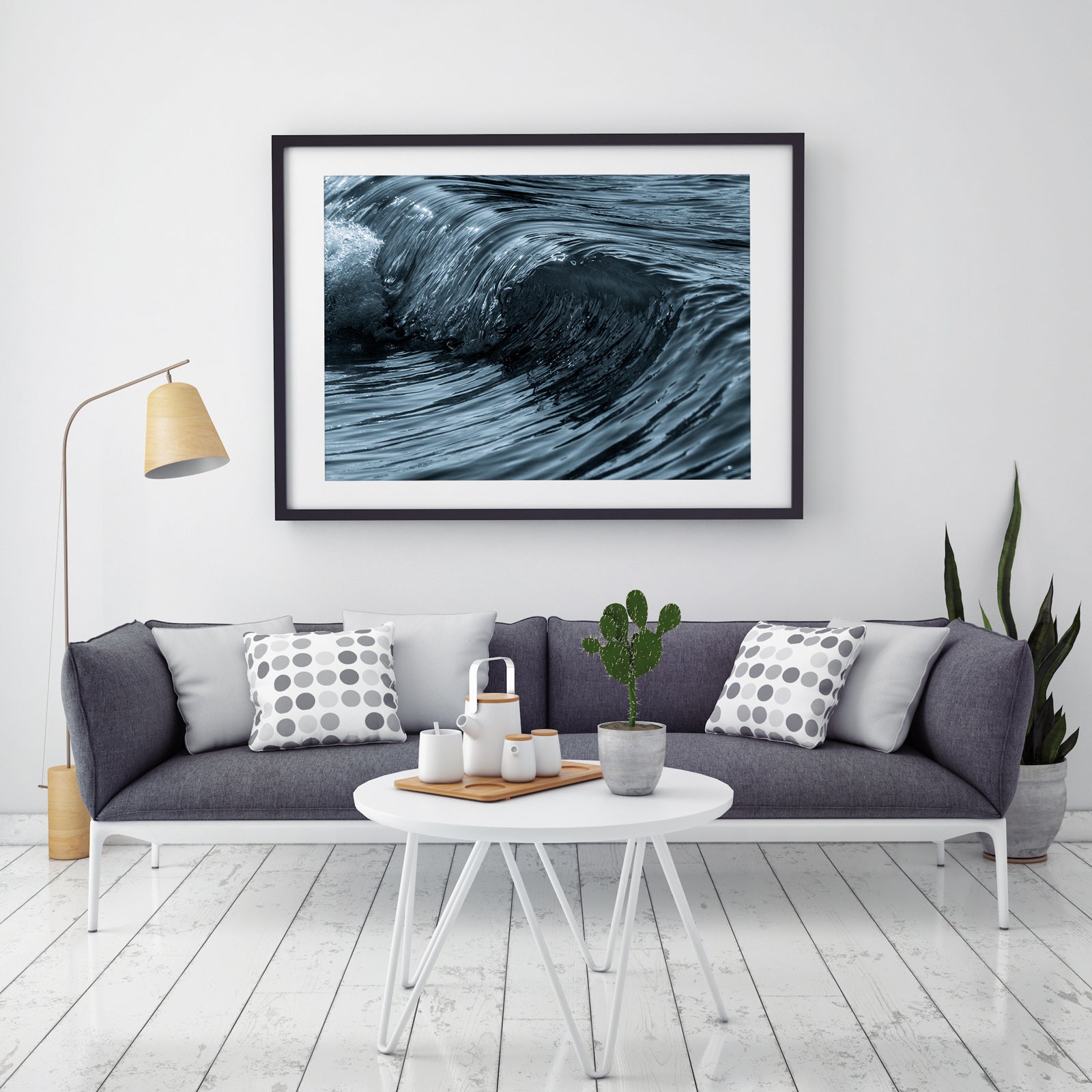 Quicksilver black and white wave surf photo