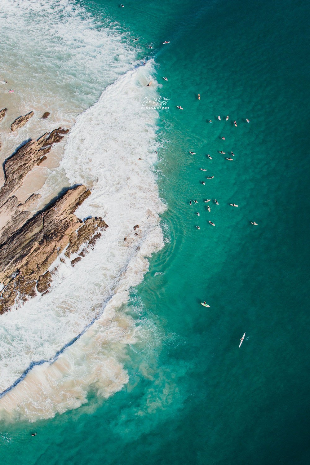 Snapper Rocks Gold Coast Aerial Print
