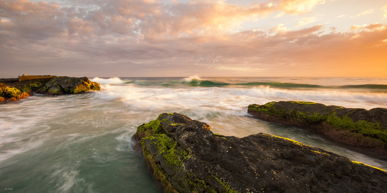 Snapper Rocks Pano - Coolangatta, QLD Australia