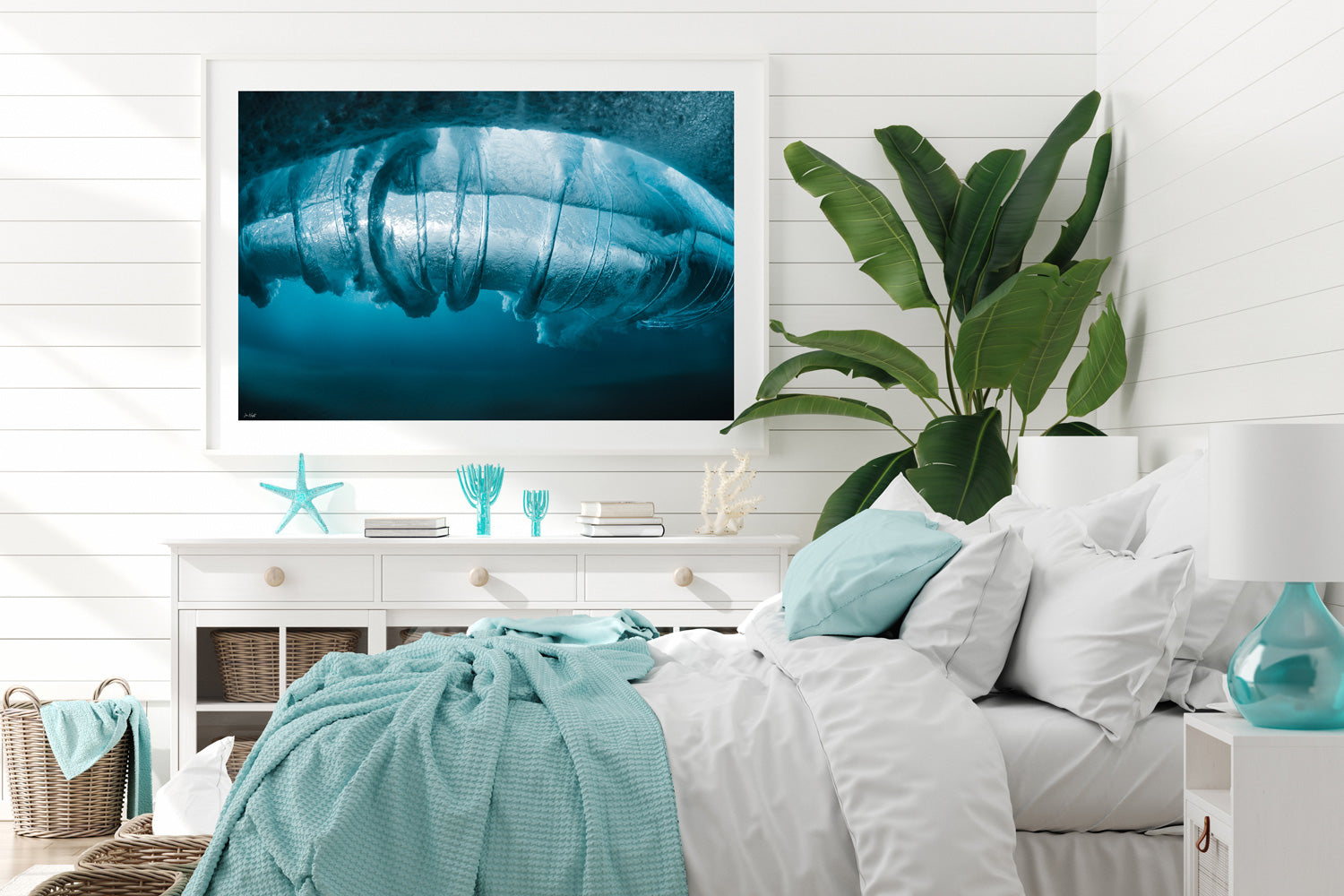 Coastal wall art print