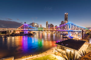 Story Bridge Rainbow - Brisbane City, QLD Australia