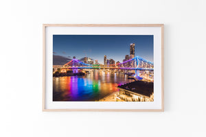 Story Bridge Rainbow - Brisbane City, QLD Australia