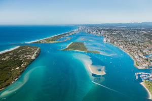 Wave break island surfers paradise print