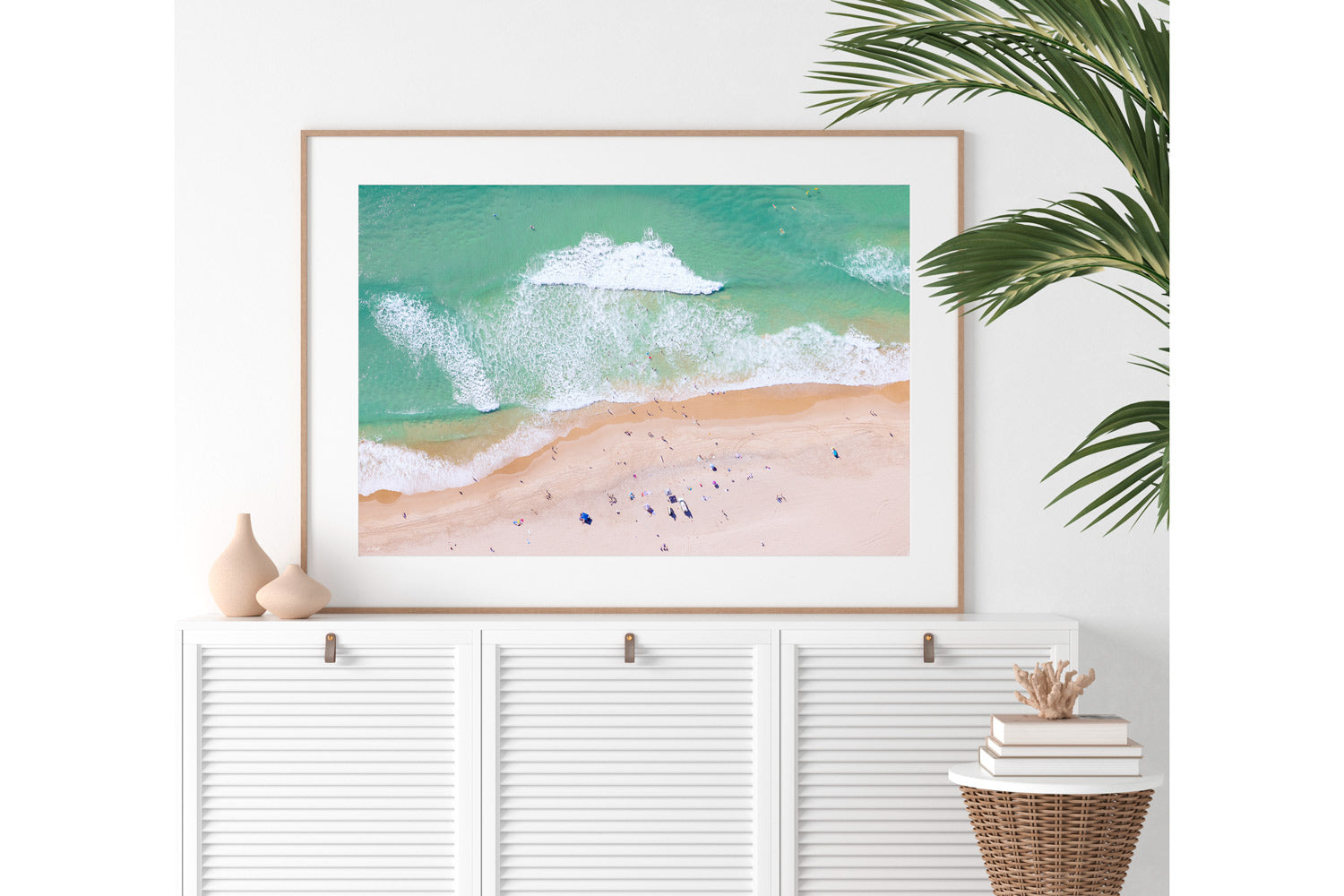Abstract Aerial Beach Print Gold Coast