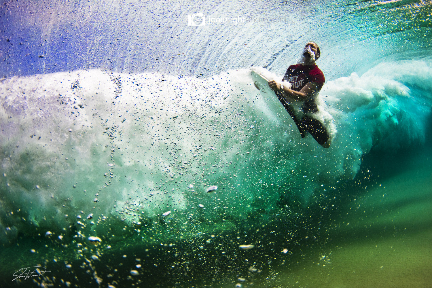 Exit wave - Duranbah beach, QLD Australia