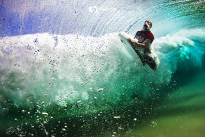 Exit wave - Duranbah beach, QLD Australia