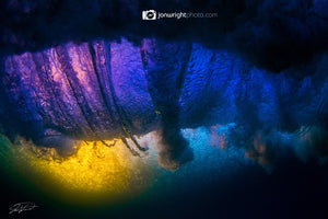 Psychedelic underwater sunrise - Gold Coast, Australia