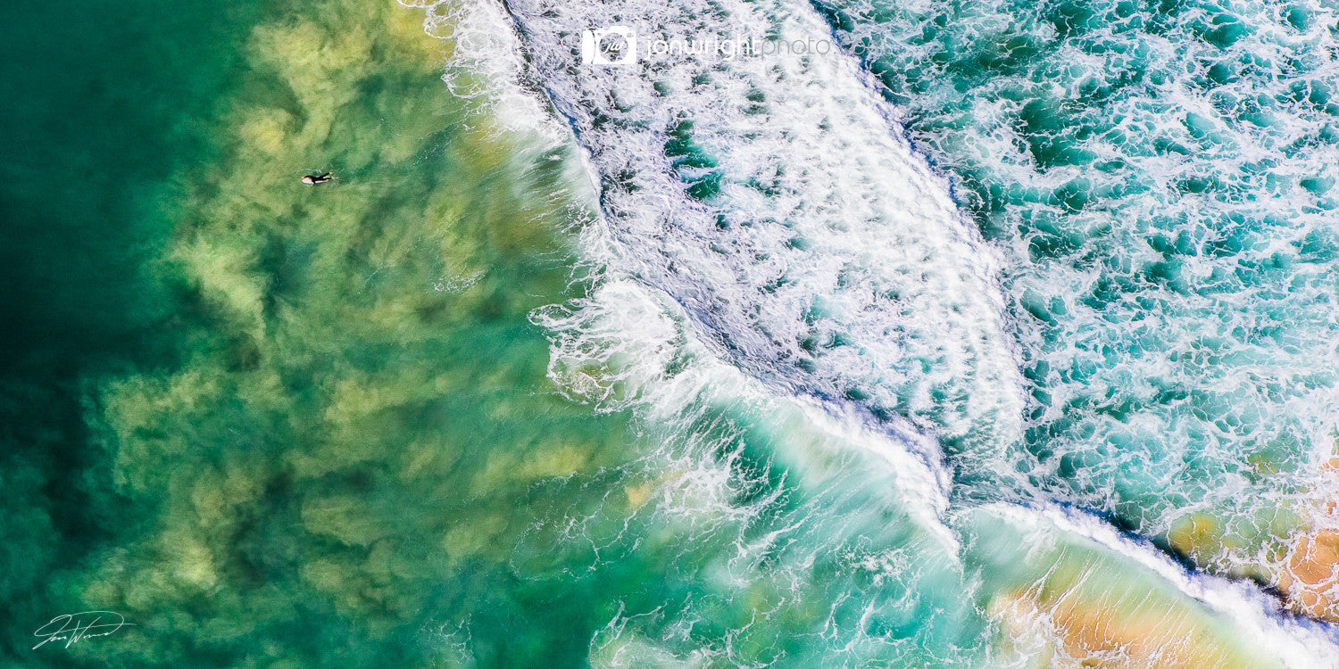 Turbulence -  Aerial Surf art Gold Coast, QLD Australia