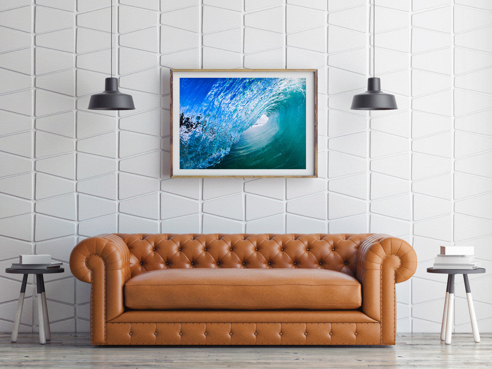 Wave art gold coast - Metallic print