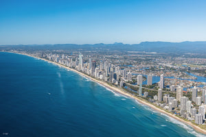 Surfers Paradise Aerial Photograph print