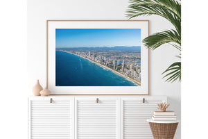 Surfers Paradise Helicopter Photo print
