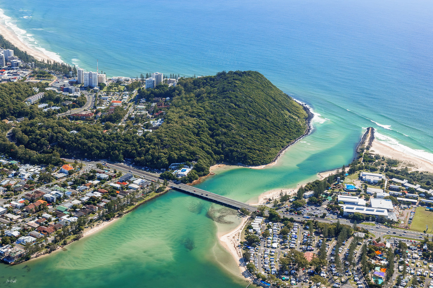 Tallebudgera Creak Aerial Photography Print