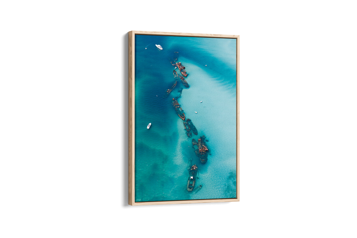 Tangalooma Wrecks Brisbane Print