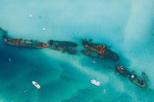 The Wrecks Tangaloom Shipwreck print wall art