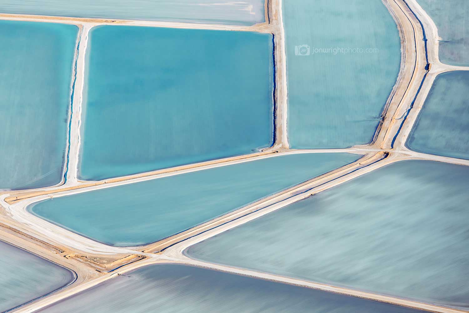 Abstract art with light blue textured features