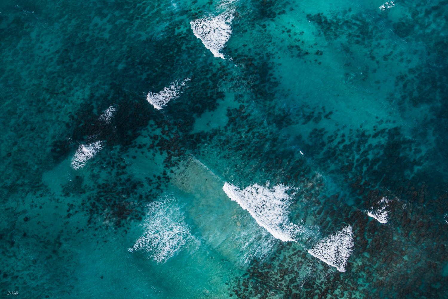 Top Down Beach print and wall art