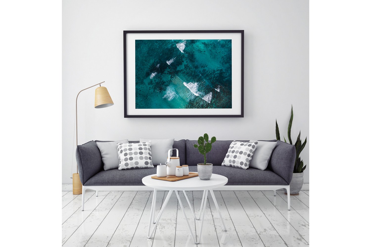 Top Down Beach print and wall art
