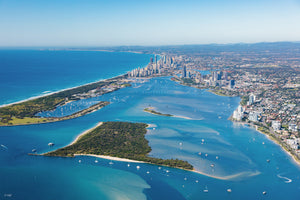 Wave Break Island Southport Gold Coast Aerial