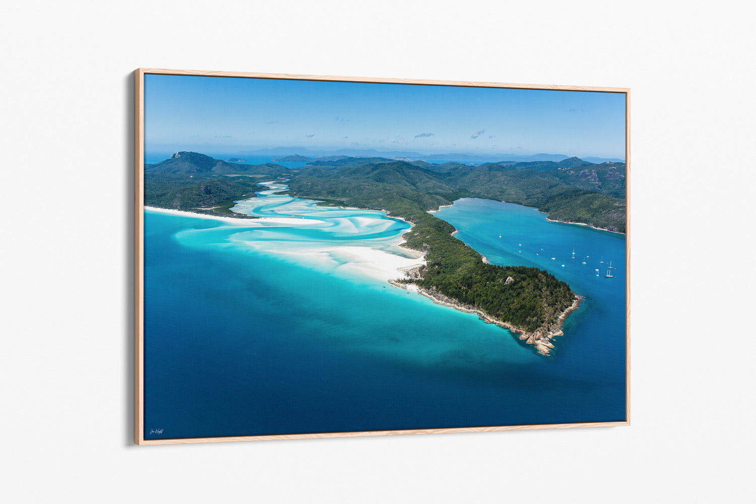 Whitehaven Beach Canvas Float From Art