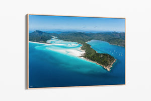 Whitehaven Beach Canvas Float From Art