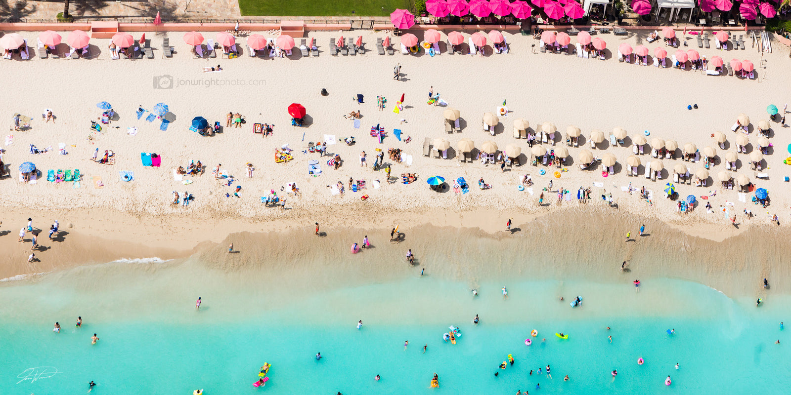 Waikiki Beach Aerial #2- Oahu, Hawaii