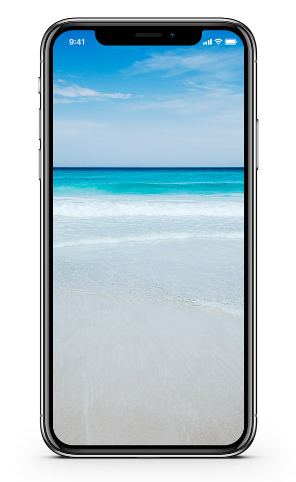 Infinity Blue - Iphone X Wallpaper