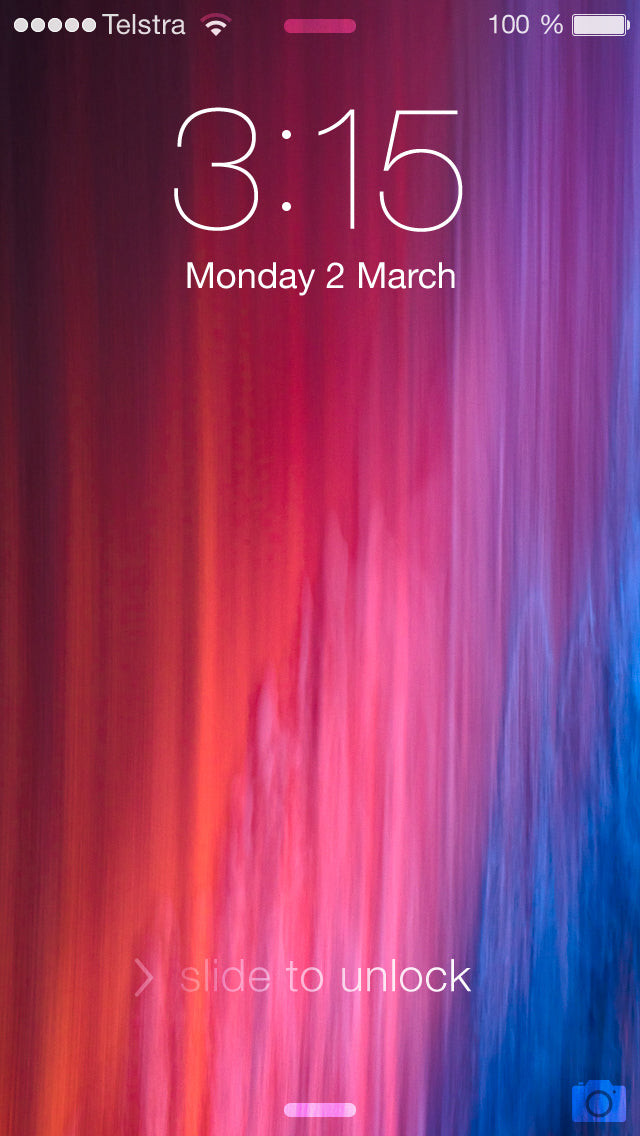 iPhone wallpaper - Distorted Sunset