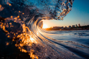 Sunset Wave Photography Sunshine Coast Australia